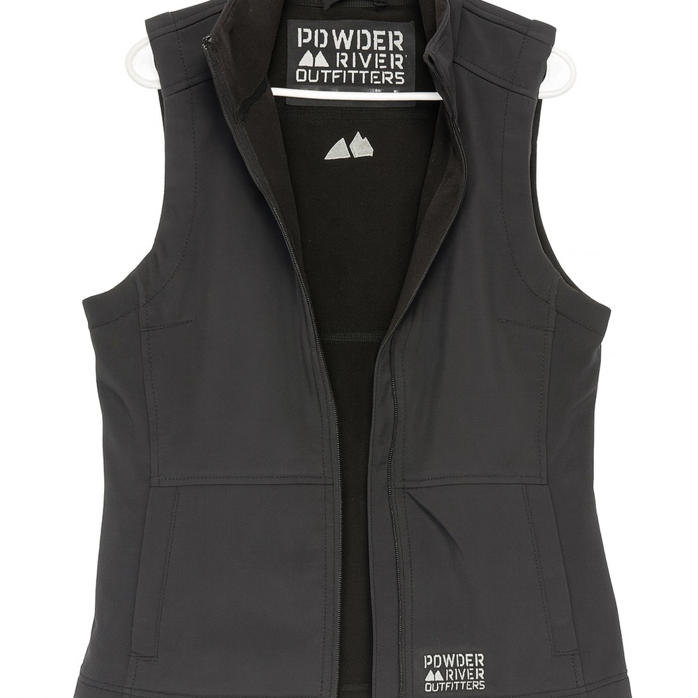 Powder River Outfitters by Panhandle Black Vest – Women’s Size M